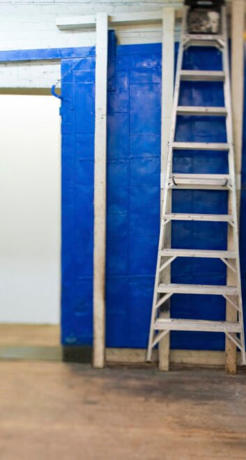 New York, New York, USA,Ladders on the Wall